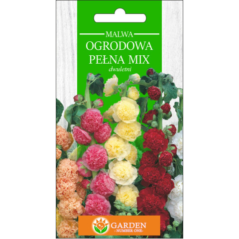 Malwa Ogrodowa Pełna Mix (Althaea rosea) 1 g 